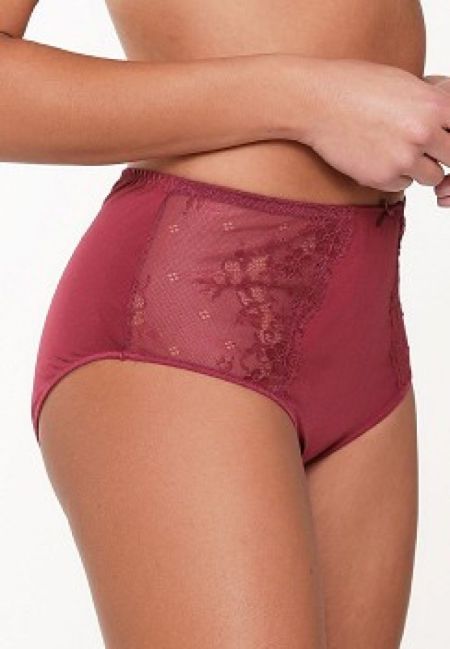 Daily High Waist Brief tawny port