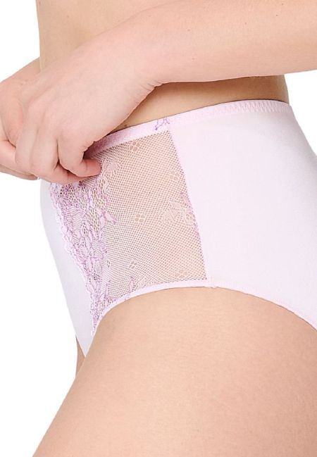 Daily High Waist Brief 361-Barely pink