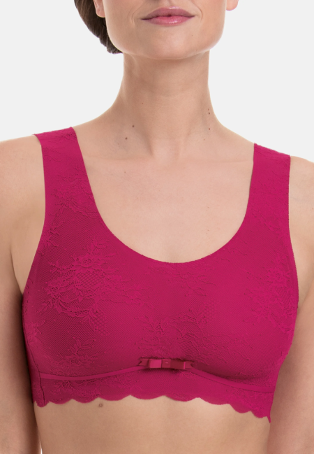 Bralette essential lace cherry 114 cherry red