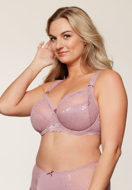 Daily beugel bh - plus size mauve shadow
