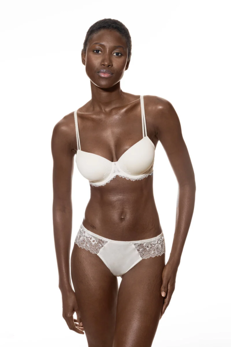 bi-stretch bh met kant 5 champagner