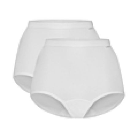 High waist slip 2-pack 001-wit