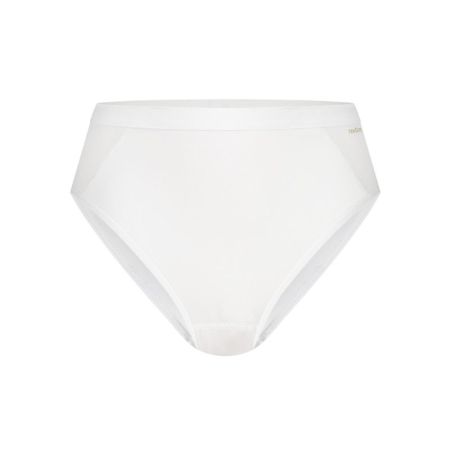 High leg slip organic cotton s 001-wit
