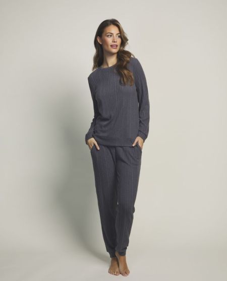 Pyjama set 022 - gris mare