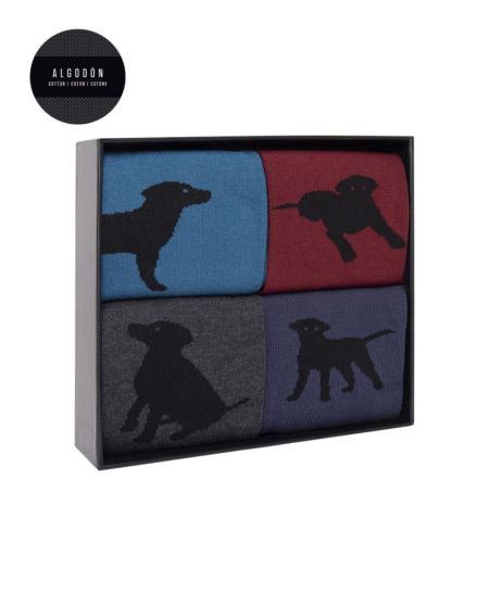 Gift box kousen hond 4p hond