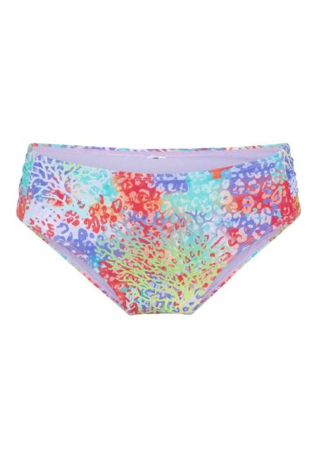 BIKINI SHORT CORAL LEOPARD