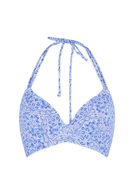 bikini top blue paisley pr