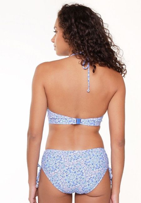 bikini top blue paisley pr