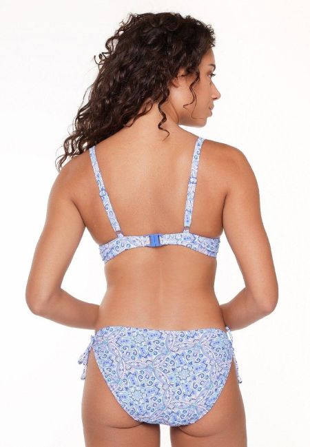 bikini top blue paisley pr