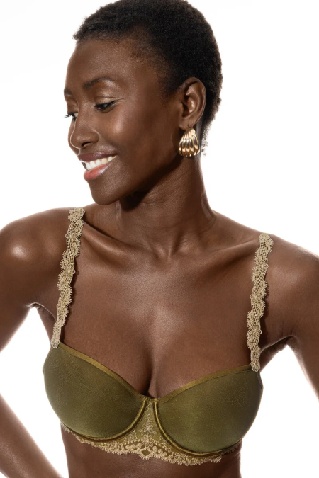Half cup Spacer bra 1147-urban gree