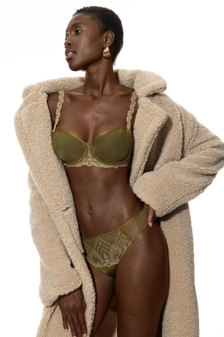 Half cup Spacer bra 1147-urban gree