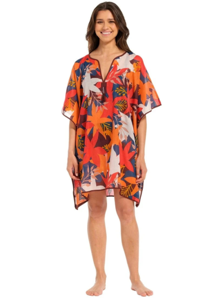 poncho 253-light red