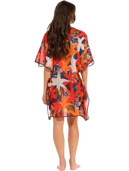 poncho 253-light red