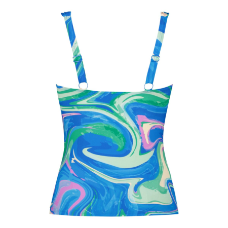 Tankini top twisted padded 5065