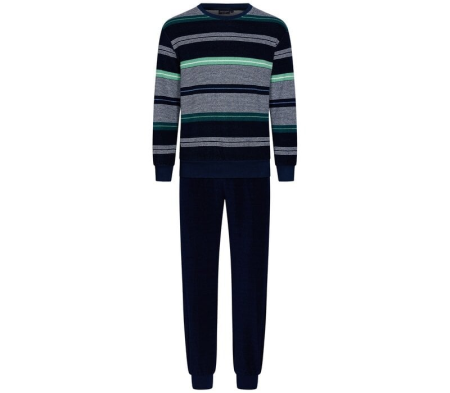 pyjama spons heren 529- dark blue