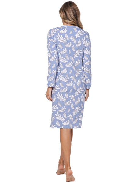 Slaapkleed met knoppen 510-blue